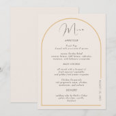 Moderne Arch met echte Folie Kaart (Voorkant / Achterkant)