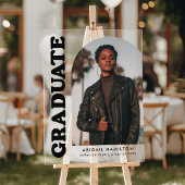 Moderne Arch Photo Graduation Party Acryl Bord