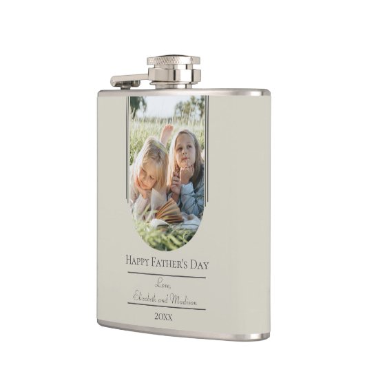 Moderne Arch Photo Vaderdag | Beige Heupfles (Links)