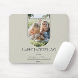 Moderne Arch Photo Vaderdag | Beige Muismat