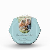 Moderne Arch Photo Vaderdag | BLAUWGROEN Fotoblokken (Voorkant)