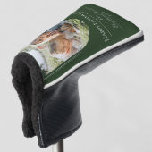 Moderne Arch Photo Vaderdag | Emerald Green Golfheadcover (3/4 voorkant)