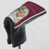 Moderne Arch Photo Vaderdag | Rood Golfheadcover (3/4 voorkant)