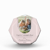 Moderne Arch Photo Vaderdag | Roze Fotoblokken (Voorkant)