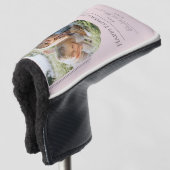 Moderne Arch Photo Vaderdag | Roze Golfheadcover (3/4 voorkant)