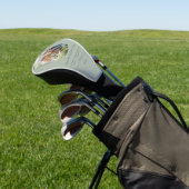 Moderne Arch Photo Vaderdag | Sage Green Golfheadcover (Insitu)
