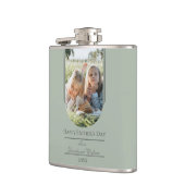 Moderne Arch Photo Vaderdag | Sage Green Heupfles (Links)