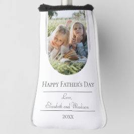 Moderne Arch Photo Vaderdag | wit Golfheadcover