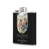 Moderne Arch Photo Vaderdag | Zwart Heupfles (Links)