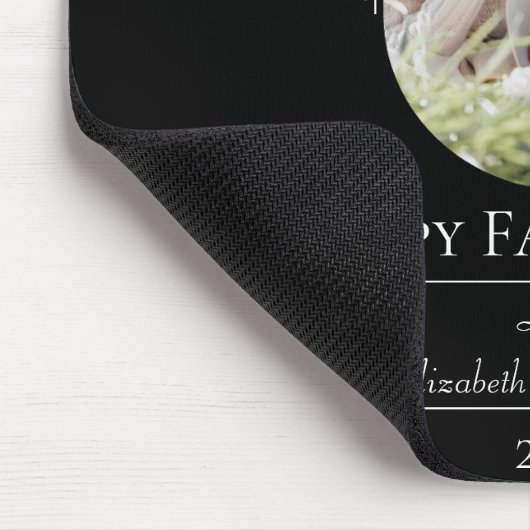 Moderne Arch Photo Vaderdag | Zwart Muismat (Hoek)