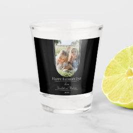 Moderne Arch Photo Vaderdag | Zwart Shot Glas