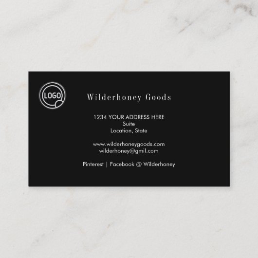 Moderne Arch QR Code Professioneel Code Profession Visitekaartje (Voorkant)