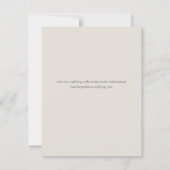 Moderne Arch Sage Green Wedding Save the Date Kaar (Achterkant)