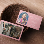 Moderne Arch Script Photography Professional Visitekaartje