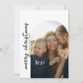 Moderne Arch-serie met kerstfeestdag Kaart (Voorkant)