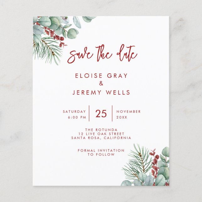 Moderne Arch sparen de Datum (Voorkant)