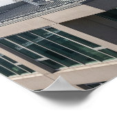 Moderne architectonische koepel poster (Hoek)