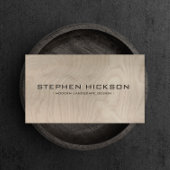 MODERNE & ARCHITECTURALE GESNEDEN TEKST OP GRIJS H VISITEKAARTJE