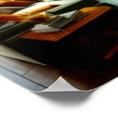 Moderne architecturale interieur uit de tweede eeu poster (Hoek)