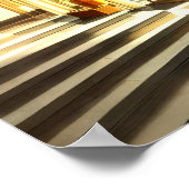 Moderne architecturale interieurresort uit de midd poster (Hoek)