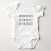Moderne Architectuur Baby Bodysuit (Voorkant)