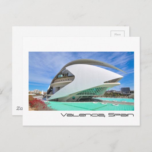 Moderne architectuur briefkaart (Voorkant / Achterkant)