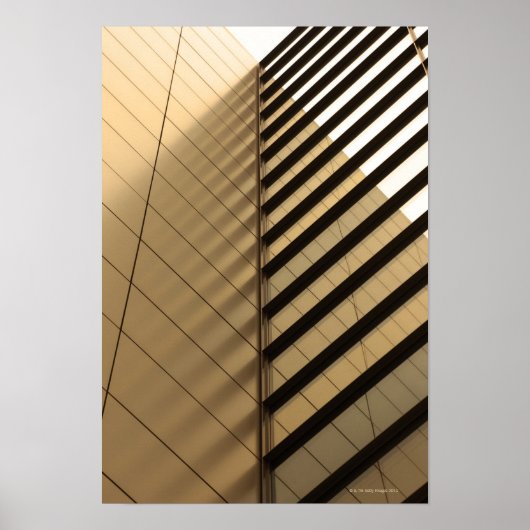 Moderne architectuur, gele toned poster (Voorkant)