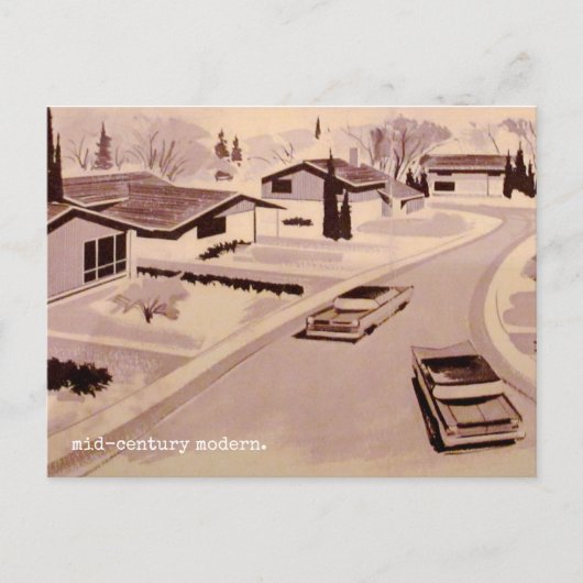 Moderne architectuur uit de Middeleeuwen Briefkaart (Voorkant)