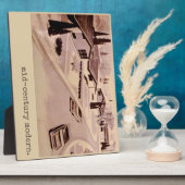 Moderne architectuur uit de Middeleeuwen Fotoplaat (Zijkant)