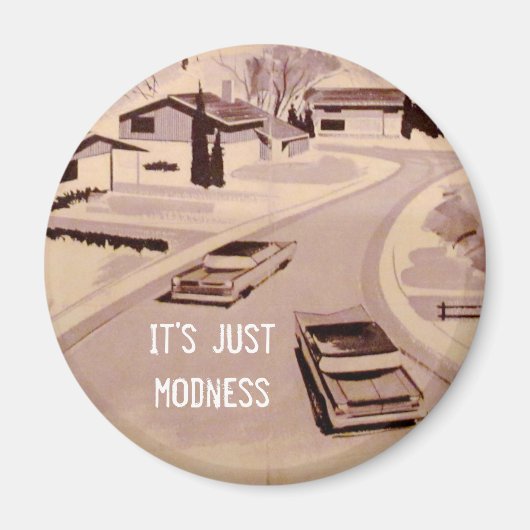 Moderne architectuur uit de Middeleeuwen Magneet (Voorkant)