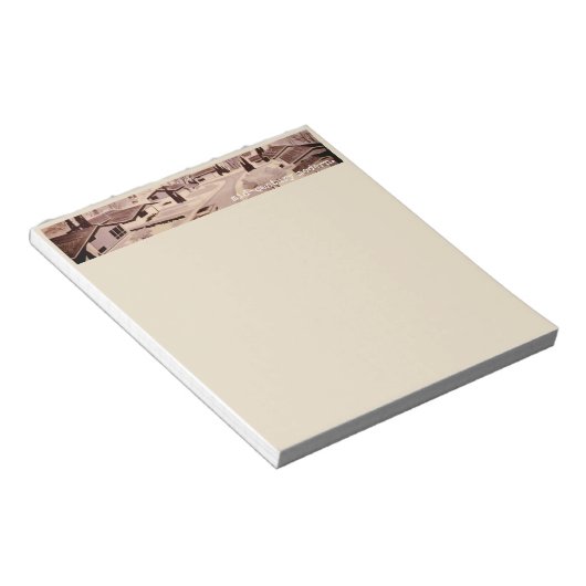 Moderne architectuur uit de Middeleeuwen Notitieblok (Schuin)