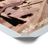 Moderne architectuur uit de Middeleeuwen Poster (Hoek)