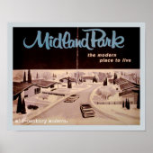 Moderne architectuur uit de Middeleeuwen Poster (Voorkant)