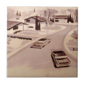 Moderne architectuur uit de Middeleeuwen Tegeltje (Voorkant)