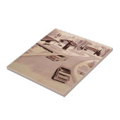 Moderne architectuur uit de Middeleeuwen Tegeltje (Zijkant)