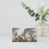 Moderne architectuur visitekaartje (Staand voorkant)