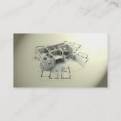 Moderne architectuur visitekaartje (Achterkant)