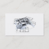 Moderne architectuur visitekaartje (Achterkant)