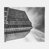 Moderne Architectuurdeken | Stedelijk Ontwerp Set Fleece Deken (Voorkant (Horizontaal))