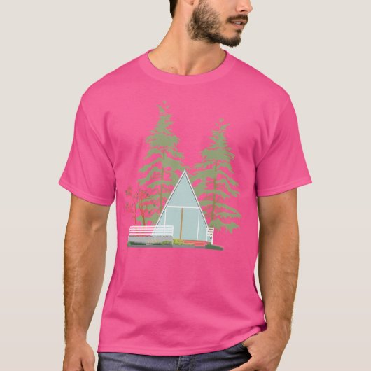 Moderne architectuurhut in de Bossen T-shirt (Voorkant)