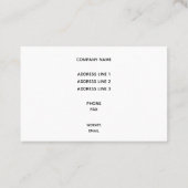 Moderne Arctic Blue Ocean Waves Chinese Japans Visitekaartje (Achterkant)