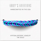 Moderne armband display wit vierkant vierkante visitekaartje