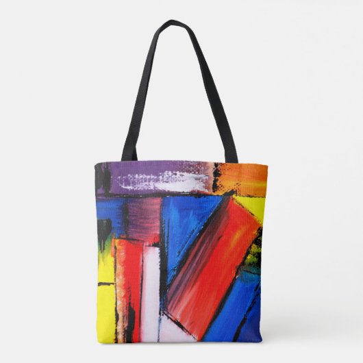 Moderne Art Canvas tas (Achterkant)