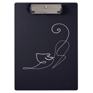Moderne Art Cat-klembord | Schoolvoorziening Klembord