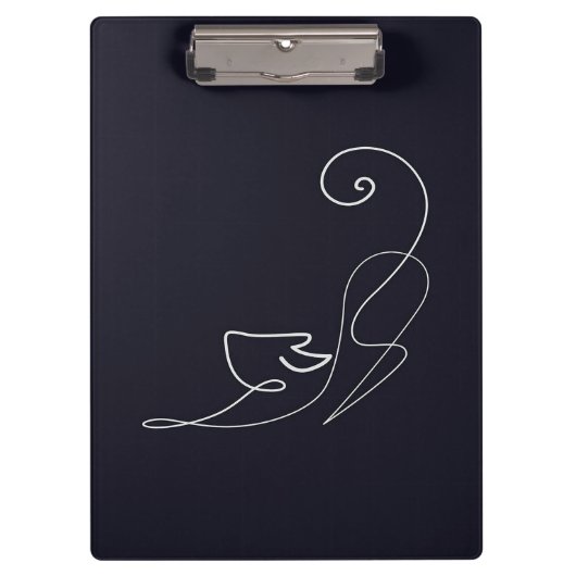 Moderne Art Cat-klembord | Schoolvoorziening Klembord (Voorkant)