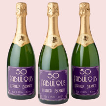 Moderne Art Deco 50 en Fantastische Verjaardag