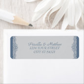 Moderne Art Deco Adresetiketten Etiket (Insitu)