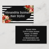 Moderne  Art Deco Business Kaart Visitekaartje (Voorkant / Achterkant)