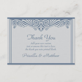 Moderne Art Deco dank u kaarten