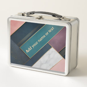 Moderne Art Deco Geometrische Marmer Aangepaste Me